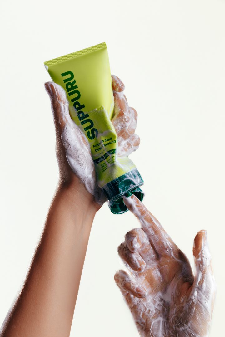 SUPPURU Avocado Milde Diepreinigende Foam 150ml - KORELLE